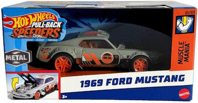 Hot Wheels Speeders Car 1:43 Pull Back 1969 Ford Mustang for 3++ Years