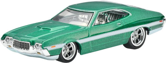 Hot Wheels Premium Premium Fast Car 1972 Ford Gran Torino Sport 1:64 For 3+ Years