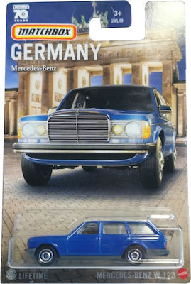 Mattel Car Matchbox Mercedes Benz W 123 Blue for 3++ Years