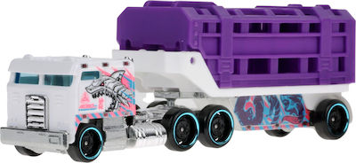 Hot Wheels Caged Cargo Camion încărcătură în cușcă White / Purple