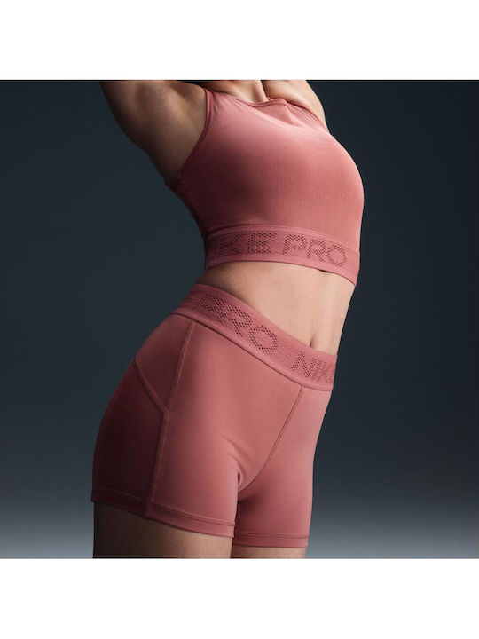 Dri-Fit Training Γυναικείο Κολάν-Σορτς Κόκκινο