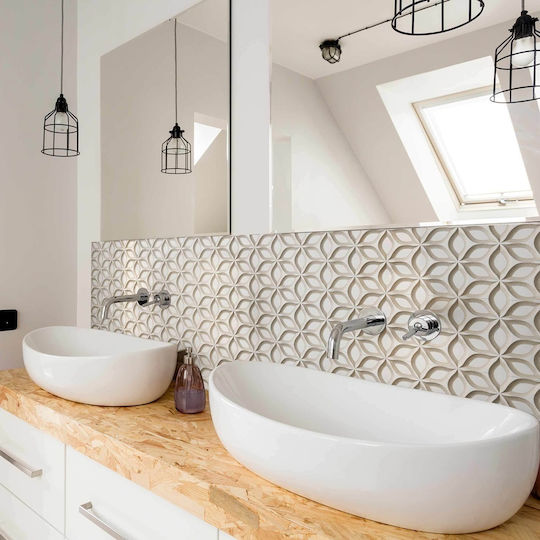 Saloni Ceramica Fliese Boden / Wand Innenbereich 90x30cm Weiß