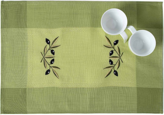 Silk Fashion Σουπλά Πράσινο 50x35cm 12τμχ Silk Fashion Σουπλά Πράσινο 50x35cm 12τμχ