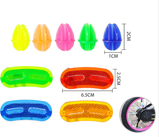 Decorative Spoke & Bicycle Reflectors Ft-11-70 27311 Tpster