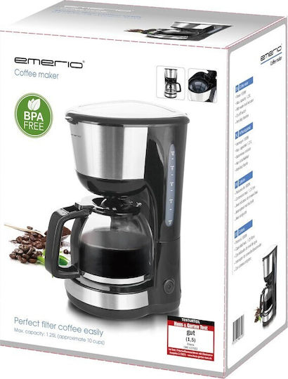 Emerio CME-122933 Filter Coffee Machine 1000W Silver