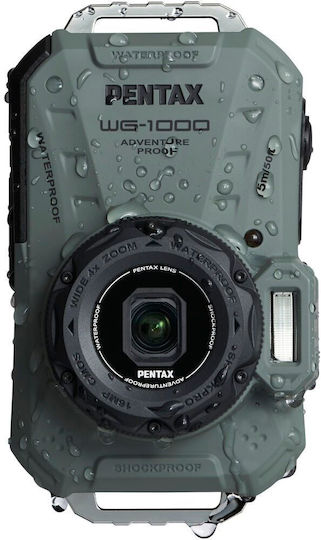 Pentax WG-1000 Cameră Foto Compactă 16MP Zoom Optic 4x Verde