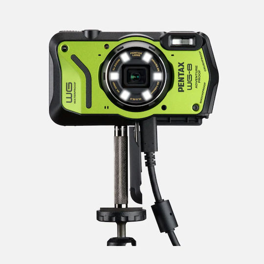Ricoh Pentax WG-8 Compact Camera 20MP Full HD (1080p) Optical Zoom 5x Green