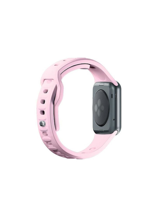 3MK Λουράκι Σιλικόνης με Pin Ροζ (Apple Watch 42/44/45/49 mm, 3MK)