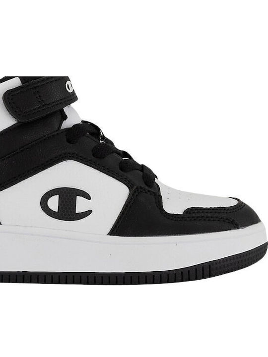 Παιδικά Sneakers High με Σκρατς White / Black