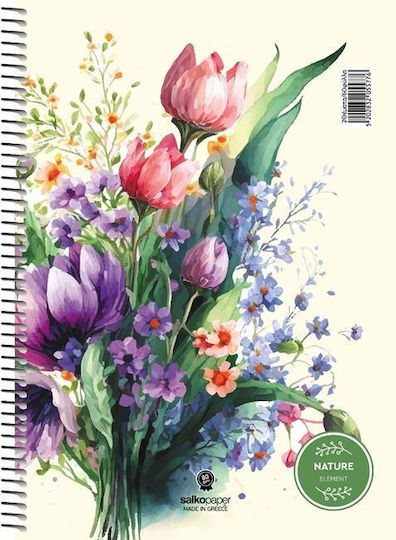 Salko Paper Carnet 96 Foi A4 Cu dungi