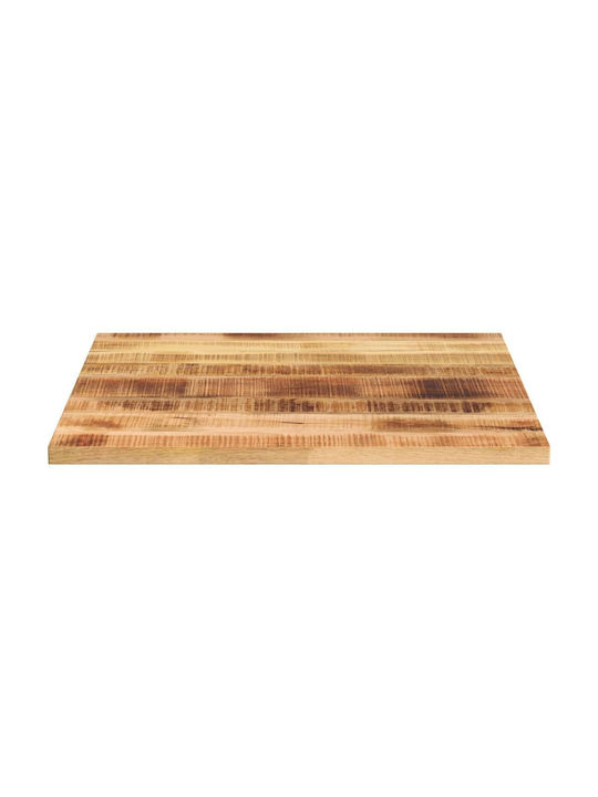 vidaXL Square Table Surface made of Solid Wood Mango - Brown 80x80x2.5cm 371350 1pcs