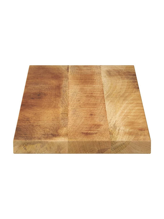 vidaXL Правоъгълена Повърхност на масата Масивно дърво Mango - Brown 80x20x2.5см 371283 1бр
