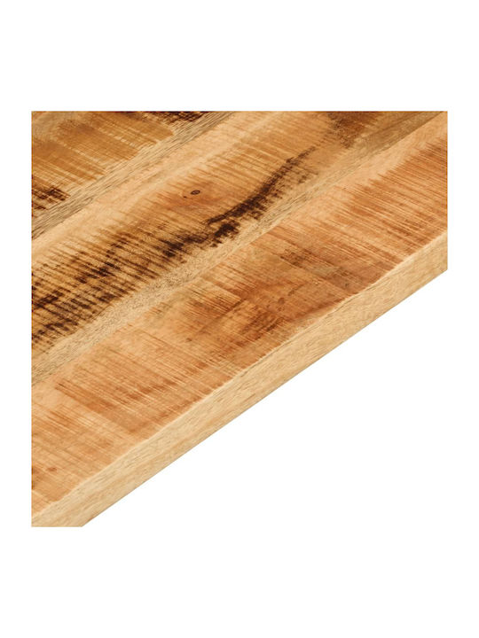 vidaXL Square Table Surface made of Solid Wood Mango - Brown 80x80x2.5cm 371350 1pcs