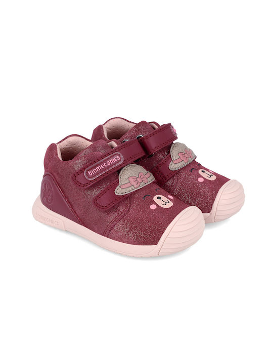 Biomecanics Kids Leather Boots Burgundy