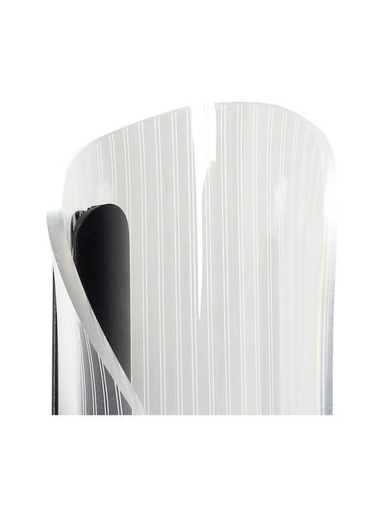 Keskor Lumină de Perete cu LED Integrat Negru 10x11x10cm