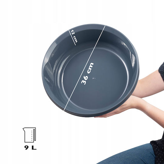 Kadax Schüssel Rund Kapazität 9Es Gray
