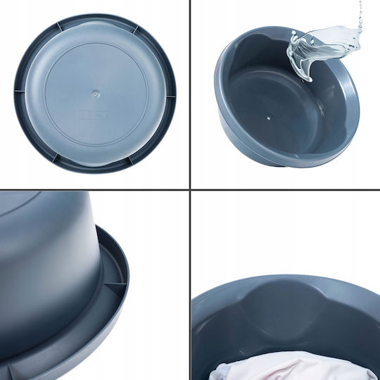 Kadax Schüssel Rund Kapazität 9Es Gray