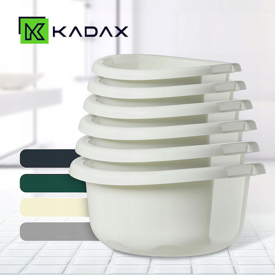 Kadax Lavoar Rotund Capacitate 5lt Alb