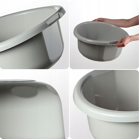 Kadax Lavoar Rotund Capacitate 20lt Gri