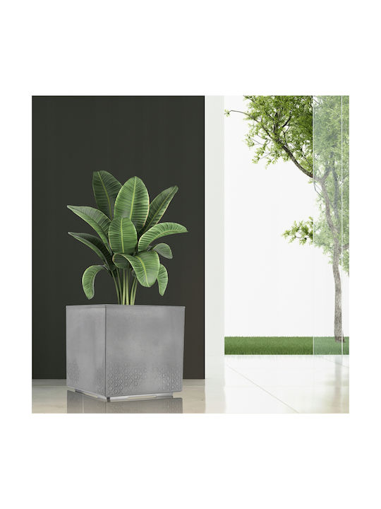 Kadax Ghiveci Plastic Antracit 40x40x40cm.