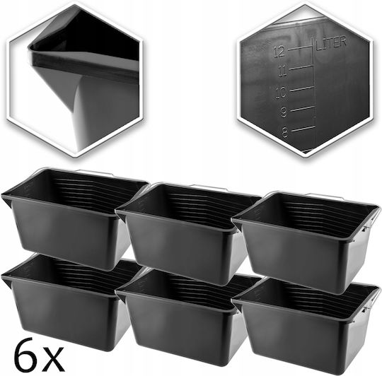 Kadax Mixing Cup 6pcs Black