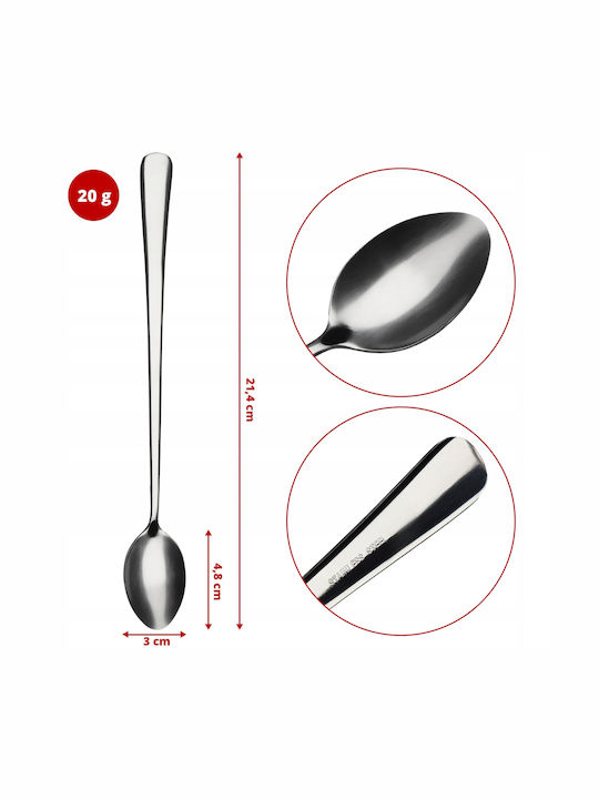 Kadax Spoon Set Coffee / Tea Stainless Silver 150937 2pcs