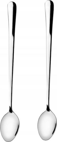 Kadax Spoon Set Coffee / Tea Stainless Silver 2pcs