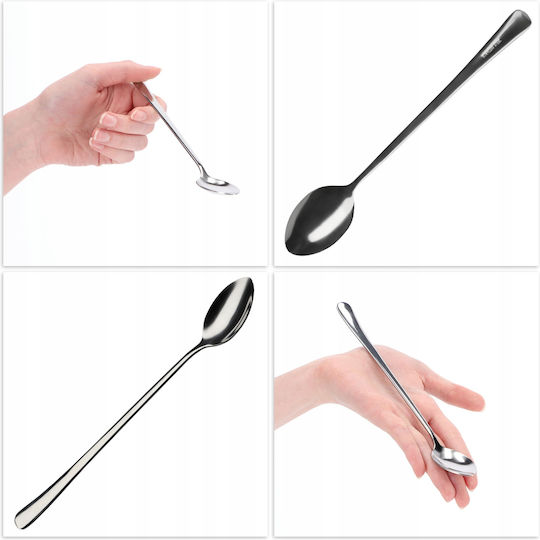Kadax Spoon Set Coffee / Tea Stainless Silver 2pcs