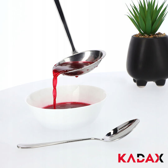 Kadax Σετ Κουτάλια Ανοξείδωτα Ασημί 3τμχ