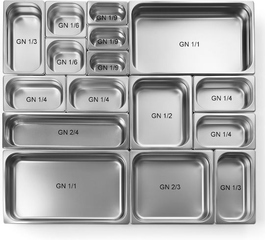 Hendi Stainless Steel Gastronorm GN1/3 H20mm