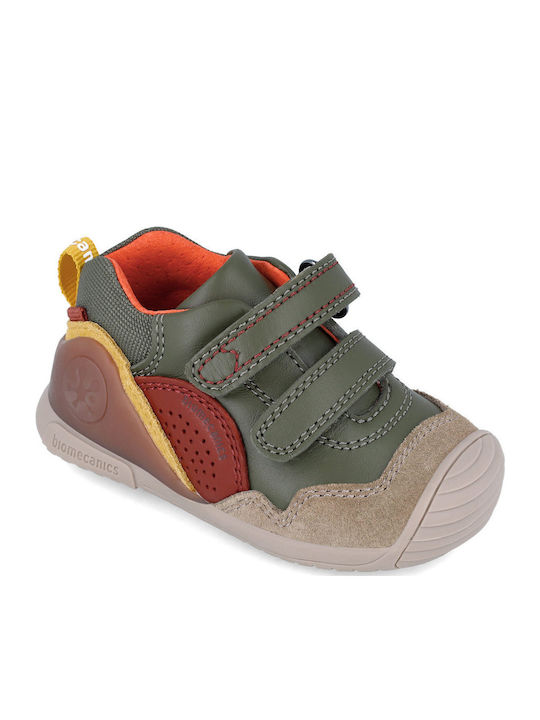 Kids Sneakers High with Scratch Green