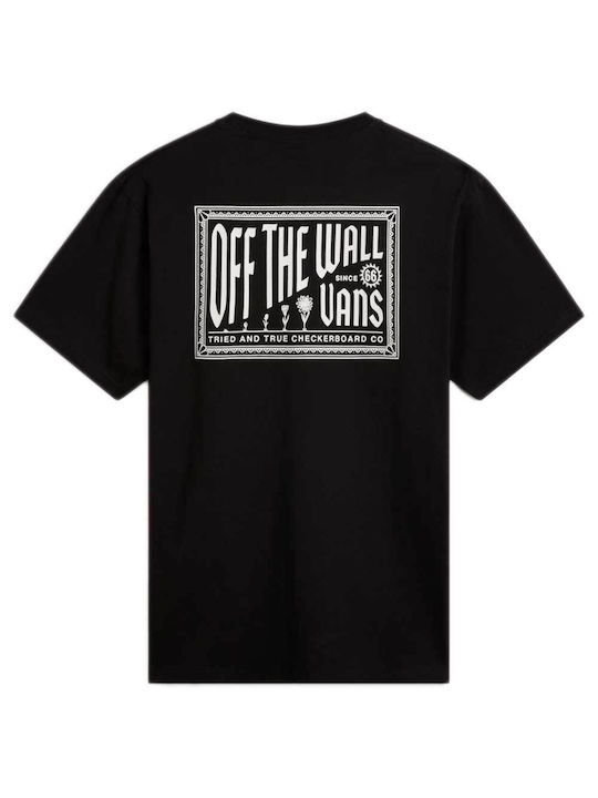 Vans Ανδρικό T-shirt Κοντομάνικο Μαύρο