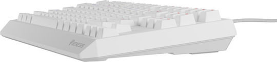 Genesis Thor 230 TKL Ασύρματο Gaming Μηχανικό Πληκτρολόγιο Tenkeyless με Outemu Red διακόπτες και RGB φωτισμό (Αγγλικό US) Λευκό