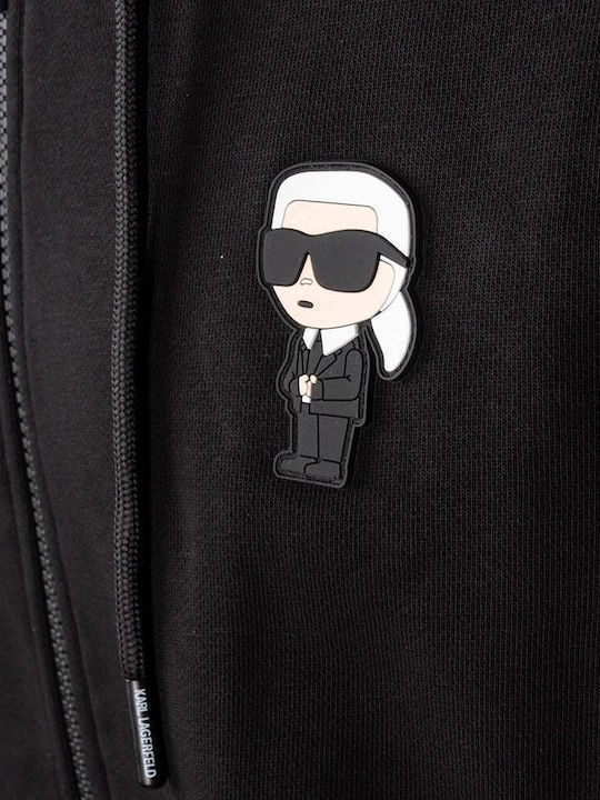 Sweatshirt with Hood Black