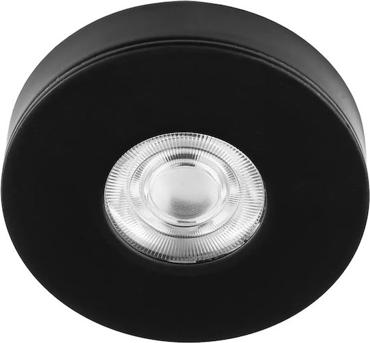 Single LED Natural White Spot in Black Color
