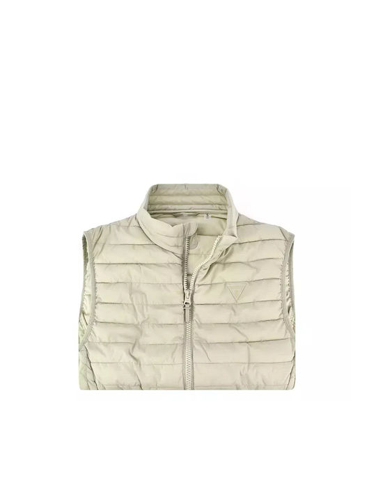 Guess Men's Sleeveless Jacket Beige