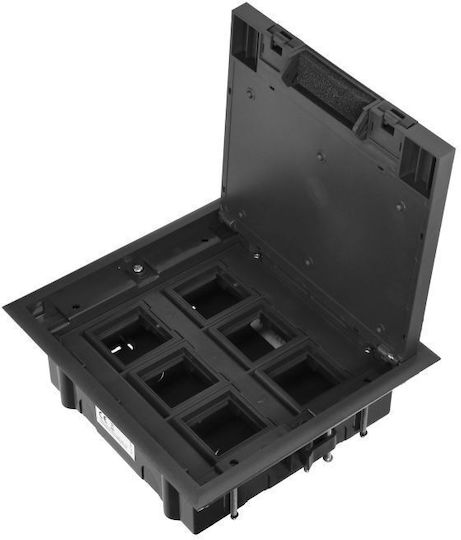 Orno Elektrisches Gehäuse IP20 in Schwarz Farbe