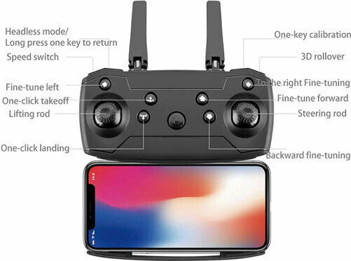 E88 Pro Drone Mini 2.4 GHz με 4K Κάμερα