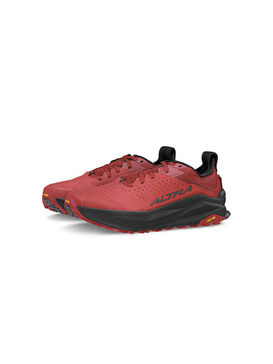 Olympus 6 Ανδρικά Αθλητικά Παπούτσια Trail Running Κόκκινο