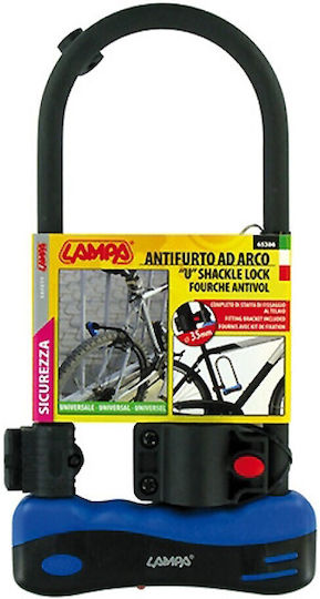 Lampa 6538.6lb Bicycle Pedal Lock with Key Black