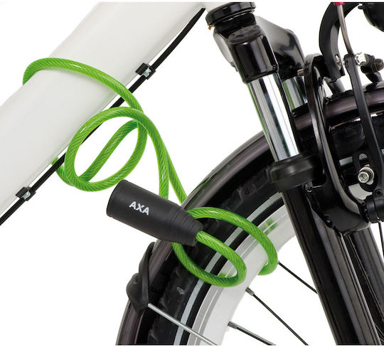 AXA Zipp mit Schlüssel Grün