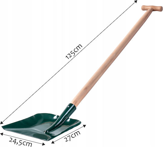 Kadax Φτυάρι Άμμου με Ξύλινο Κοντάρι 125cm