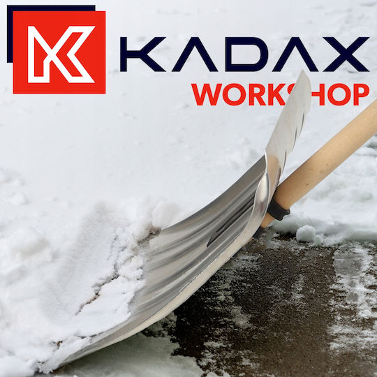 Kadax Lopată de zăpadă cu Coada de Lemn 143cm