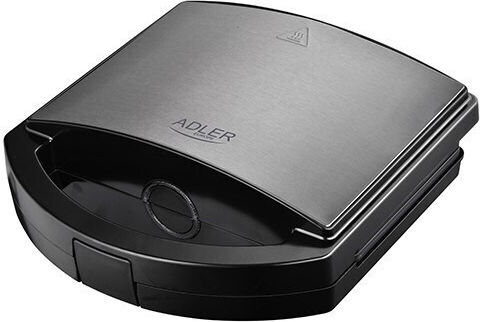 Adler Τοστιέρα για 2 Τοστ 1000W Μαύρη