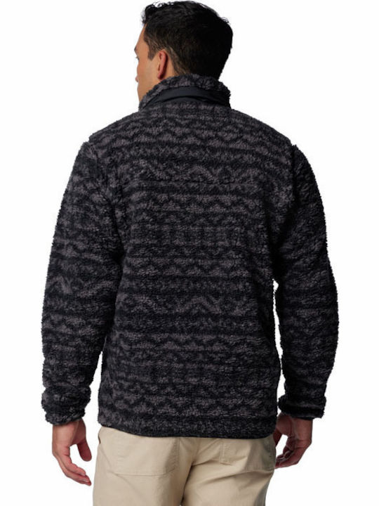 Winter Pass Men's Fleece Cardigan Black