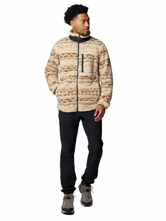 Winter Pass Ανδρική Ζακέτα Fleece Μπεζ