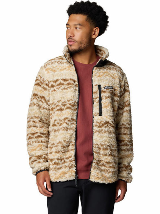 Winter Pass Ανδρική Ζακέτα Fleece Μπεζ