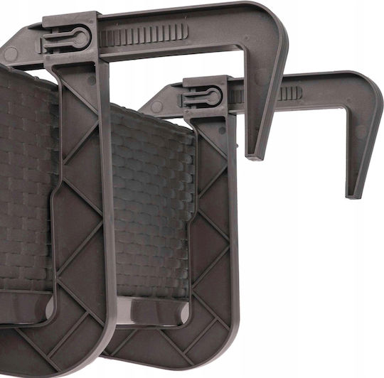 Kadax Set 4 Jardiniere Plastice Maro