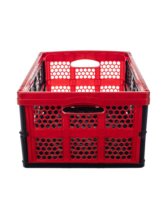 Kadax Coș de Depozitare Plastic Negru 32lt 1buc