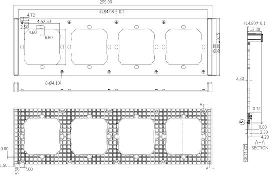 Sonoff M5 Switch Frame in White Colour